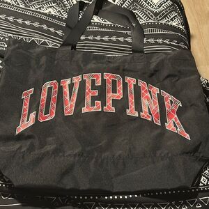 NWT Victorias Secret PINK Plaid Tote